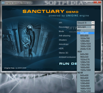Sanctuary Benchmark screenshot 3