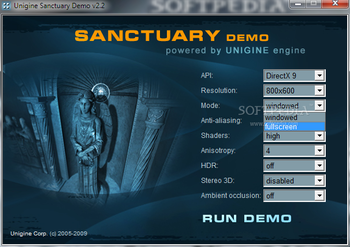 Sanctuary Benchmark screenshot 4