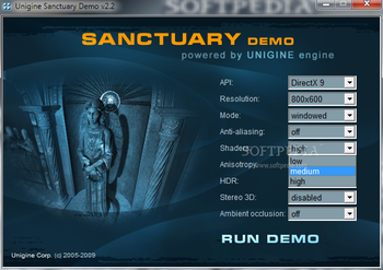 Sanctuary Benchmark screenshot 6