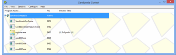 Sandboxie screenshot