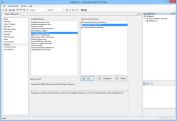 Sandcastle Help File Builder screenshot 11