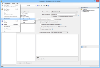 Sandcastle Help File Builder screenshot 14