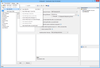 Sandcastle Help File Builder screenshot 15