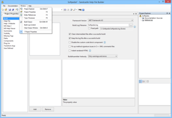 Sandcastle Help File Builder screenshot 16