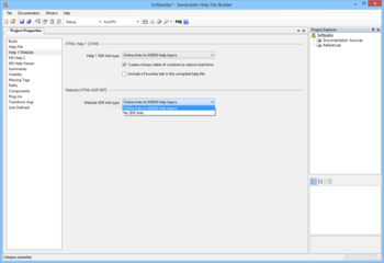 Sandcastle Help File Builder screenshot 3