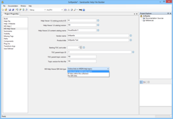 Sandcastle Help File Builder screenshot 5