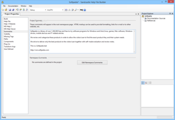 Sandcastle Help File Builder screenshot 6