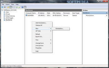 SANDeploy Boot Server screenshot 2