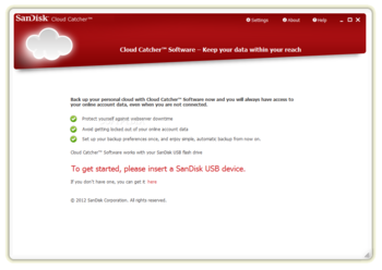 SanDisk Cloud Catcher screenshot