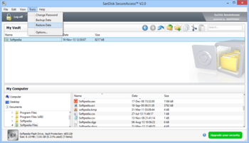 SanDisk SecureAccess screenshot 4