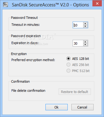 SanDisk SecureAccess screenshot 5