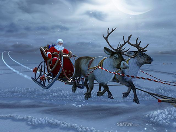 Santa Claus 3D Screensaver screenshot 2