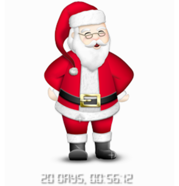 Santa Countdown clock screenshot
