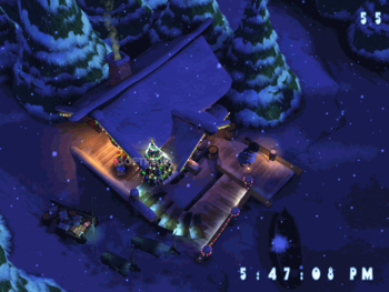 Santa's Home 3D Screensaver screenshot