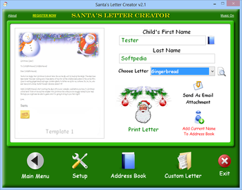 Santa's Letter Creator screenshot 2