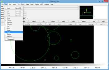 SAOImage DS9 screenshot 2