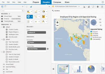 SAP BusinessObjects Lumira screenshot 2