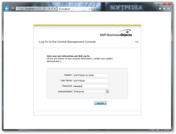 SAP Crystal Reports Server screenshot