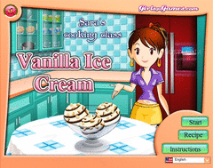 Sara's Cooking Class: Vanilla Ice Cream screenshot