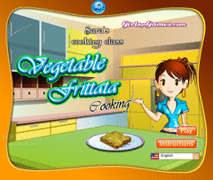 Sara's Cooking Class: Vegetable Frittata screenshot