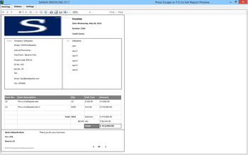 Saskia Invoicing screenshot 2