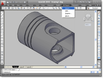 SAT Import for AutoCAD screenshot