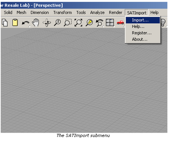SAT Import for Rhino screenshot 2