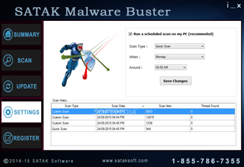 Satak Malware Buster screenshot 3