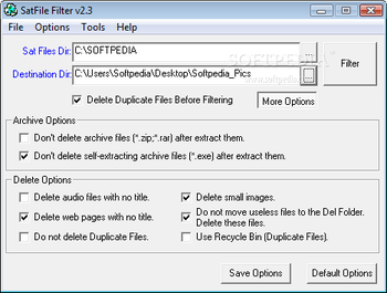 SatFile Filter screenshot