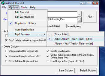 SatFile Filter screenshot 2