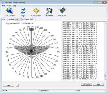 SatHunter screenshot 2