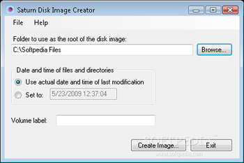 Saturn Disk Image Creator screenshot