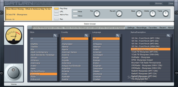 Saturn Radio screenshot