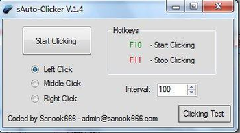 sAuto-Clicker screenshot