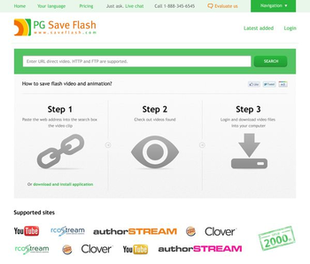 Save Flash Video screenshot