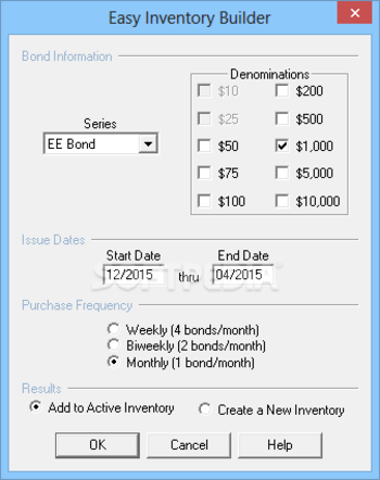 Savings Bond Wizard screenshot 2