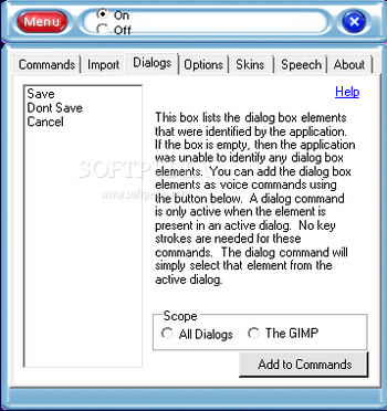 "Say Now" Voice Recognition Software screenshot 3