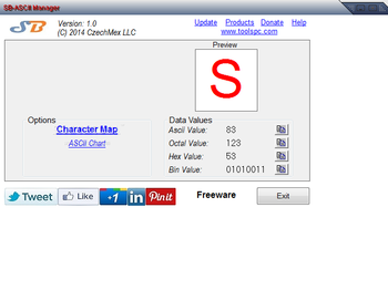 SB-ASCII Manager screenshot