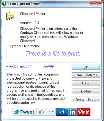 SB-Clipboard Prnter screenshot
