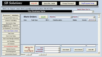 SB Solutions screenshot