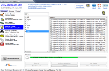 SBCleaner Free Edition screenshot 4