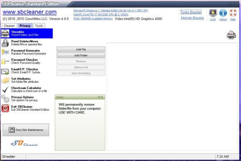 SBCleaner Standard Edition screenshot 10