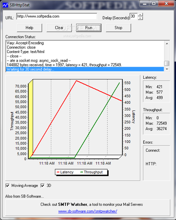 SBHttpStat screenshot