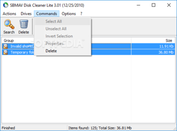 SBMAV Disk Cleaner Lite screenshot 4