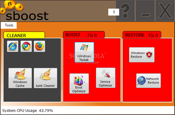 sBoost screenshot
