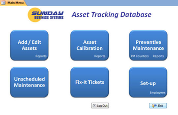 SBS Asset Tracking Database screenshot 2