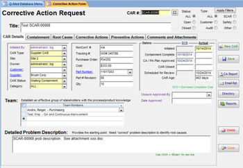 SBS Q-Med Database screenshot