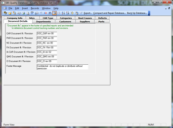 SBS Quality Database screenshot 17