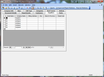 SBS Quality Database screenshot 20