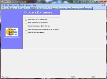 SBS Quality Database screenshot 8